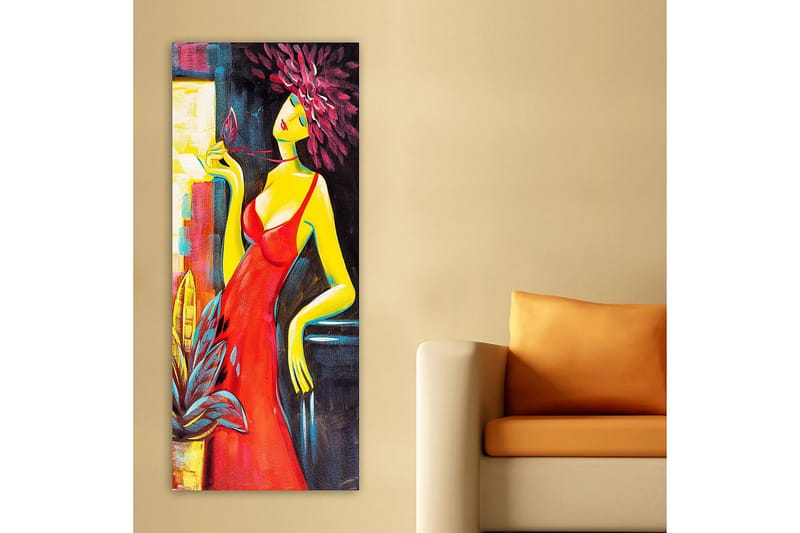 CANVASTAVLA DKY People Flerfärgad 50x120 cm - Inredning & dekor - Tavlor & konst - Canvastavla