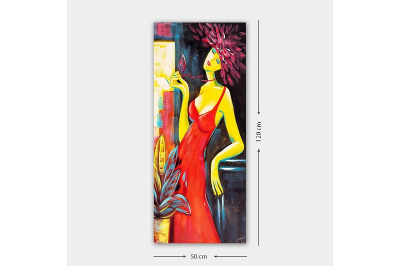 CANVASTAVLA DKY People Flerfärgad 50x120 cm - Inredning & dekor - Tavlor & konst - Canvastavla