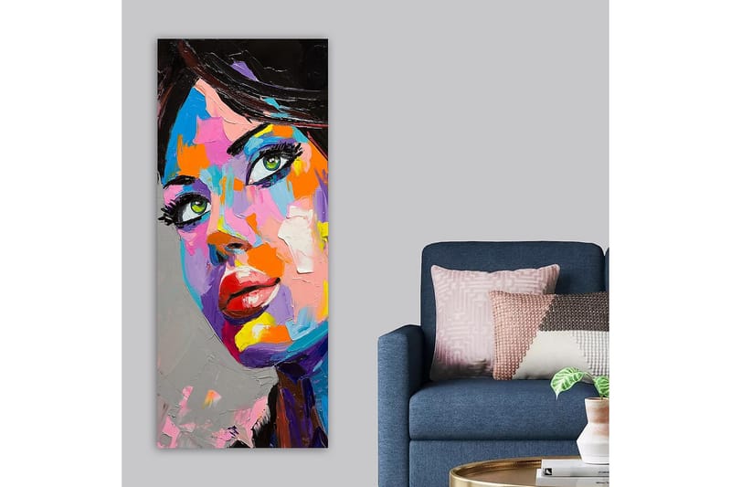 CANVASTAVLA DKY People Flerfärgad 50x120 cm - Inredning & dekor - Tavlor & konst - Canvastavla