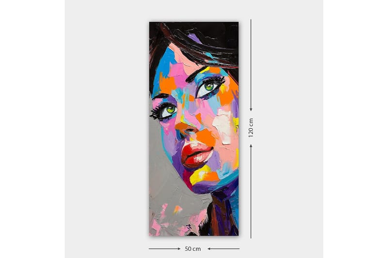 CANVASTAVLA DKY People Flerfärgad 50x120 cm - Inredning & dekor - Tavlor & konst - Canvastavla