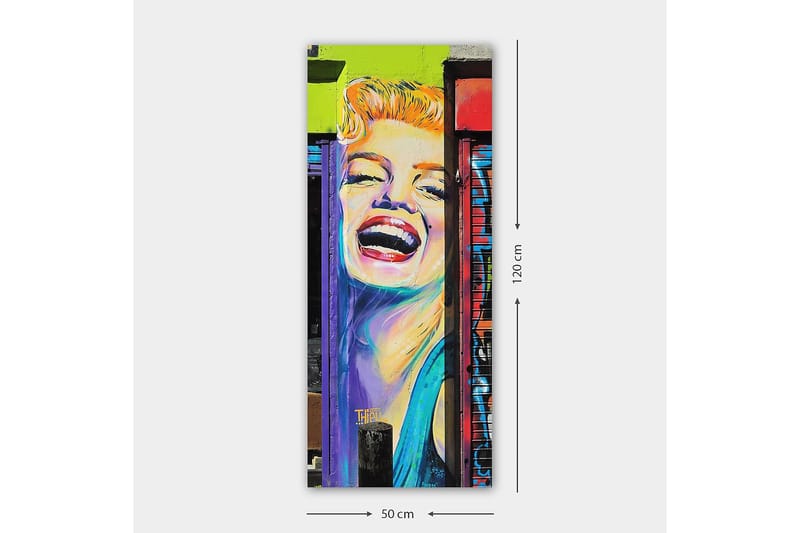 CANVASTAVLA DKY People Flerfärgad 50x120 cm - Inredning & dekor - Tavlor & konst - Canvastavla