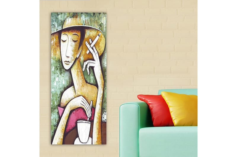 CANVASTAVLA DKY People Flerfärgad 50x120 cm - Inredning & dekor - Tavlor & konst - Canvastavla