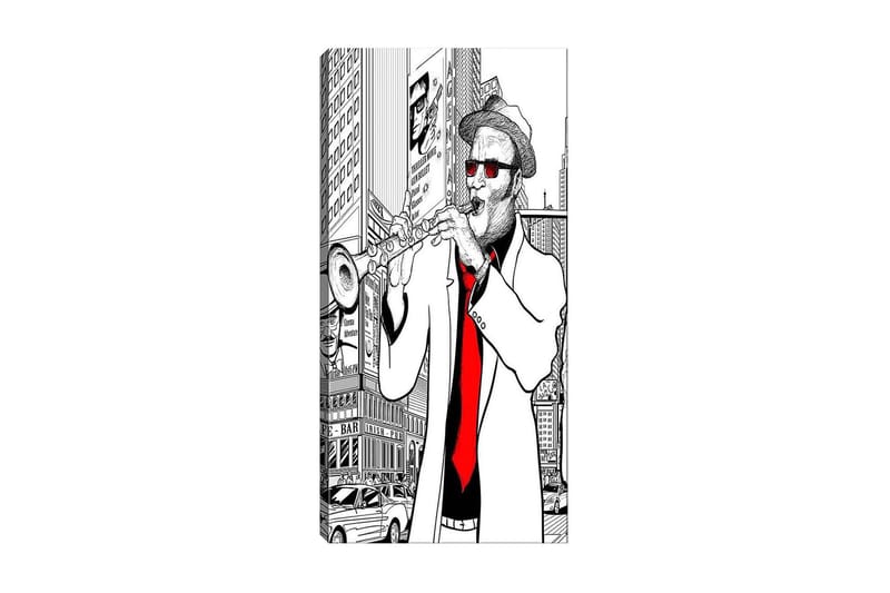 CANVASTAVLA DKY People Flerfärgad 50x120 cm