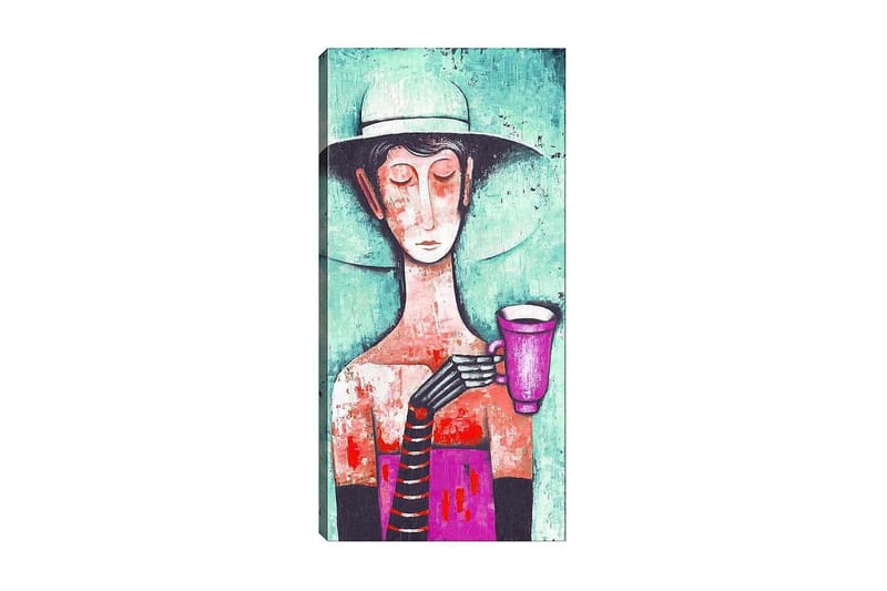 CANVASTAVLA DKY People Flerfärgad 50x120 cm