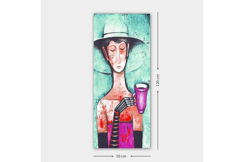 CANVASTAVLA DKY People Flerfärgad 50x120 cm - Inredning & dekor - Tavlor & konst - Canvastavla