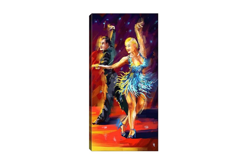 CANVASTAVLA DKY People Flerfärgad 50x120 cm - Inredning & dekor - Tavlor & konst - Canvastavla