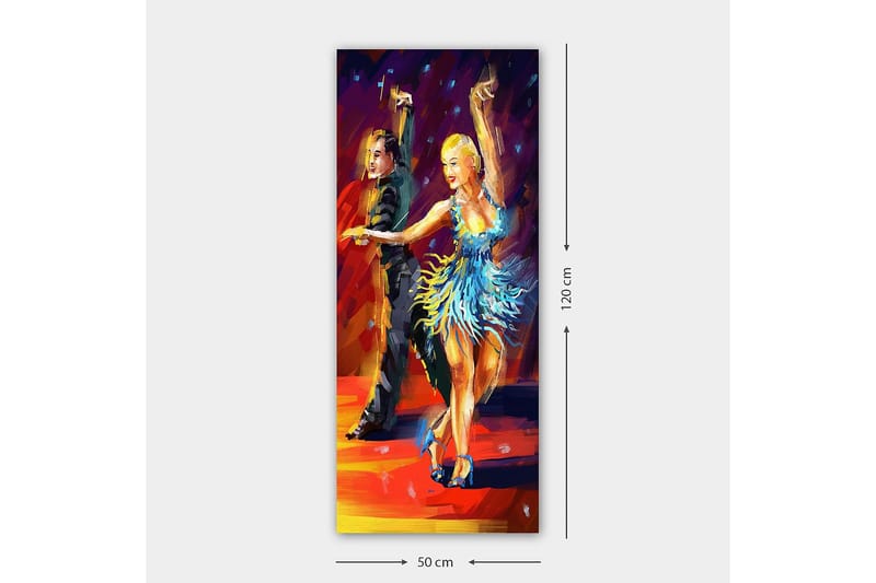 CANVASTAVLA DKY People Flerfärgad 50x120 cm - Inredning & dekor - Tavlor & konst - Canvastavla
