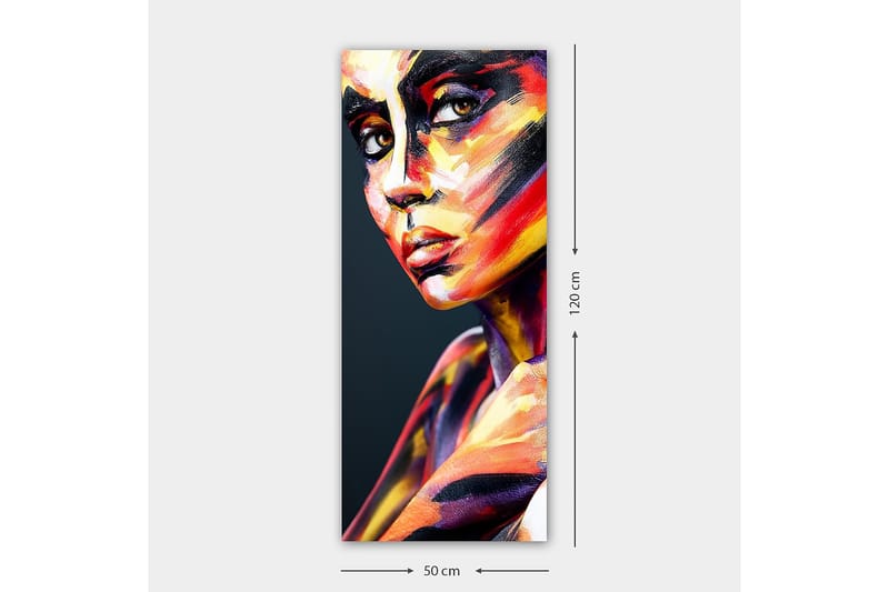 CANVASTAVLA DKY People Flerfärgad 50x120 cm - Inredning & dekor - Tavlor & konst - Canvastavla