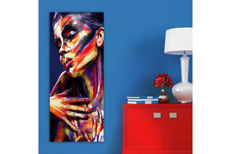 CANVASTAVLA DKY People Flerfärgad 50x120 cm - Inredning & dekor - Tavlor & konst - Canvastavla