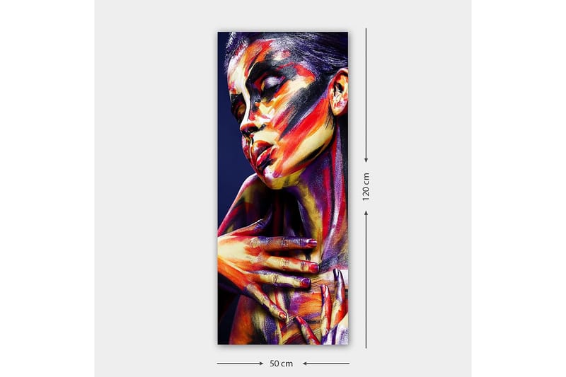 CANVASTAVLA DKY People Flerfärgad 50x120 cm - Inredning & dekor - Tavlor & konst - Canvastavla
