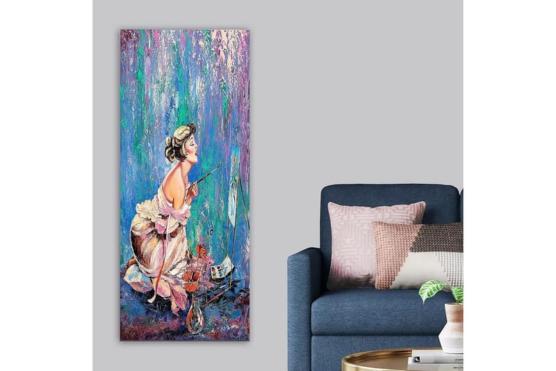 CANVASTAVLA DKY People Flerfärgad 50x120 cm - Inredning & dekor - Tavlor & konst - Canvastavla