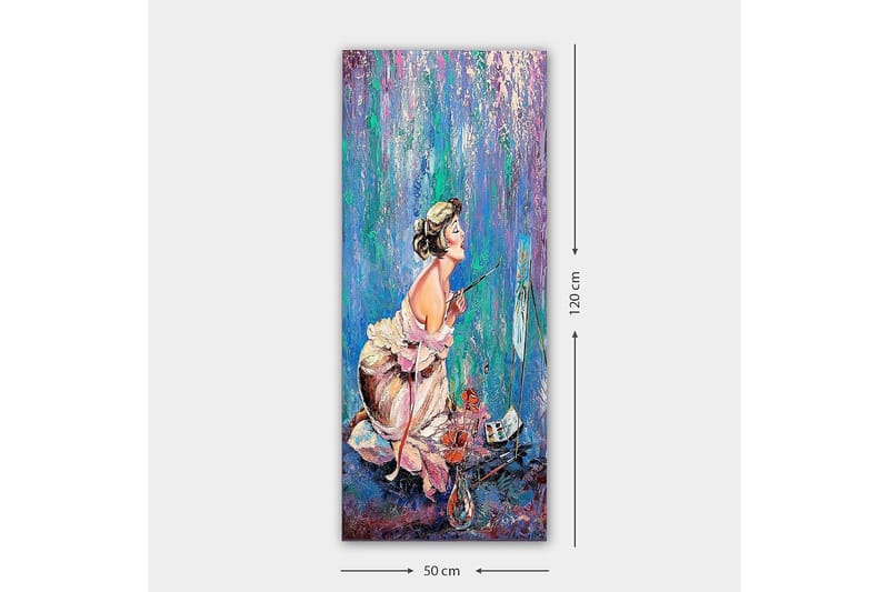 CANVASTAVLA DKY People Flerfärgad 50x120 cm - Inredning & dekor - Tavlor & konst - Canvastavla