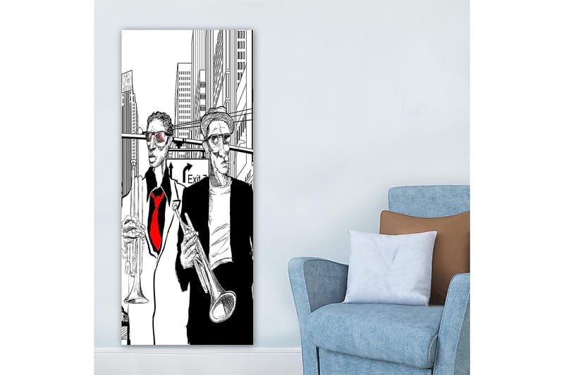 CANVASTAVLA DKY People Flerfärgad 50x120 cm - Inredning & dekor - Tavlor & konst - Canvastavla
