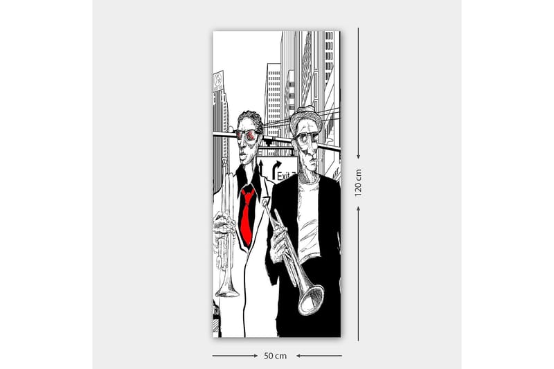 CANVASTAVLA DKY People Flerfärgad 50x120 cm - Inredning & dekor - Tavlor & konst - Canvastavla