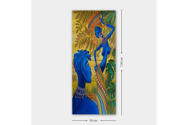 CANVASTAVLA DKY People Flerfärgad 50x120 cm - Inredning & dekor - Tavlor & konst - Canvastavla