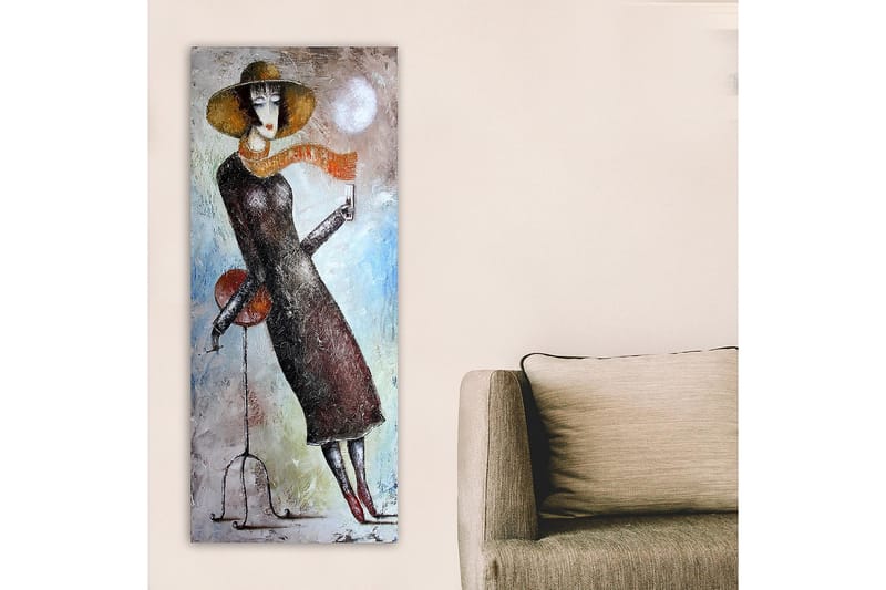 CANVASTAVLA DKY People Flerfärgad 50x120 cm - Inredning & dekor - Tavlor & konst - Canvastavla
