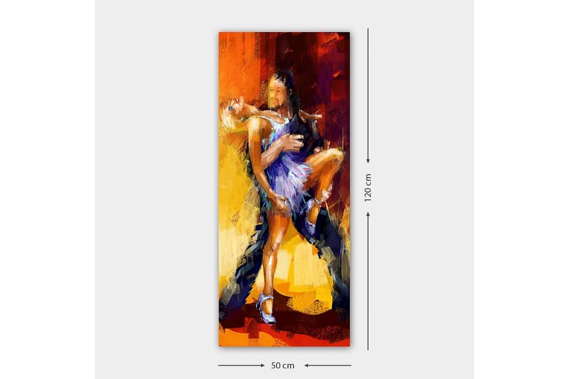 CANVASTAVLA DKY People Flerfärgad 50x120 cm - Inredning & dekor - Tavlor & konst - Canvastavla