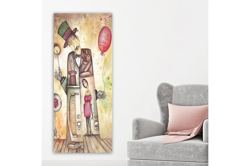 CANVASTAVLA DKY People Flerfärgad 50x120 cm - Inredning & dekor - Tavlor & konst - Canvastavla
