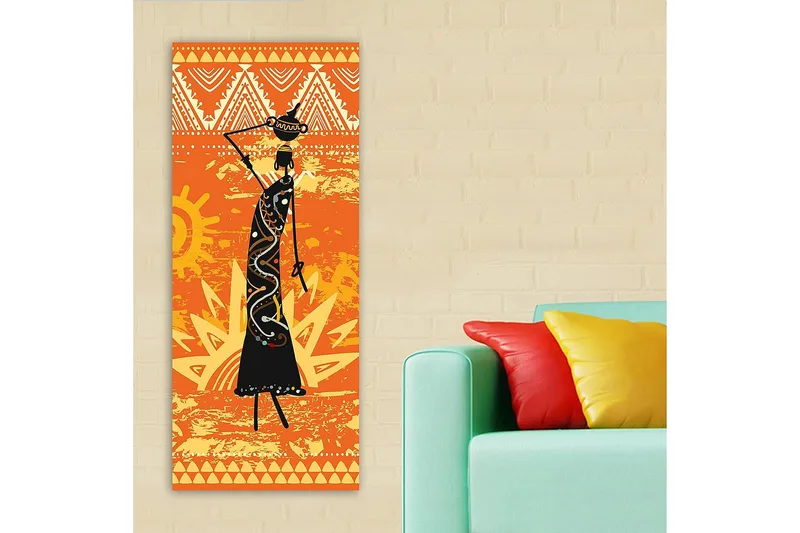 Canvastavla DKY People Flerfärgad - 50x120 cm - Inredning & dekor - Tavlor & konst - Canvastavla