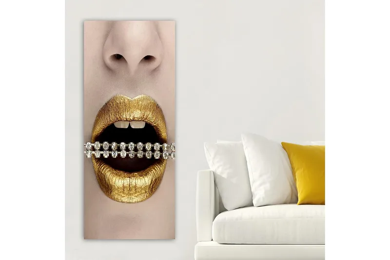 Canvastavla DKY People Flerfärgad - 50x120 cm - Inredning & dekor - Tavlor & konst - Canvastavla