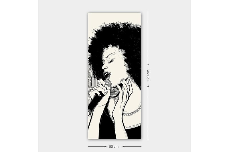 Canvastavla DKY People Flerfärgad - 50x120 cm - Inredning & dekor - Tavlor & konst - Canvastavla