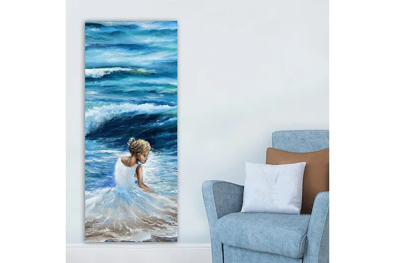 Canvastavla DKY People Flerfärgad - 50x120 cm - Inredning & dekor - Tavlor & konst - Canvastavla