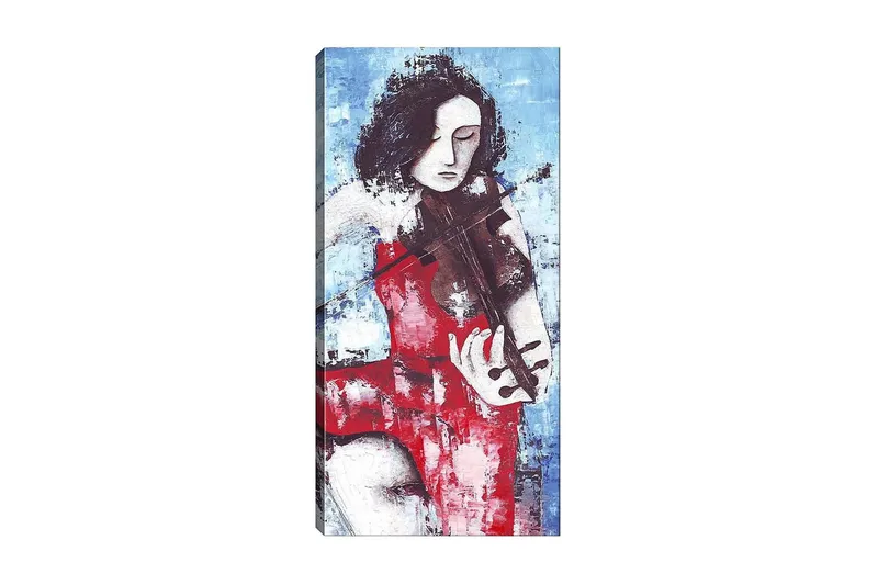 Canvastavla DKY People Flerfärgad - 50x120 cm - Inredning & dekor - Tavlor & konst - Canvastavla