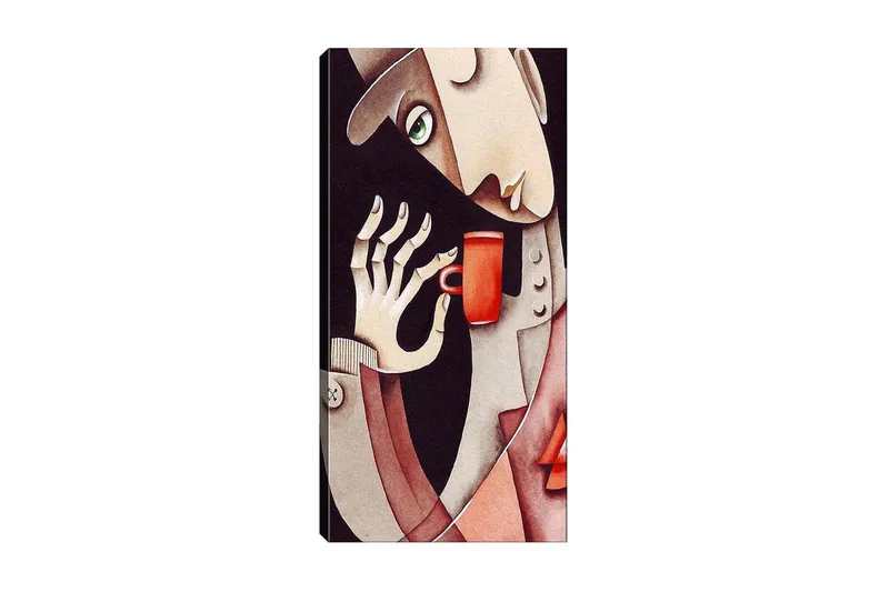 Canvastavla DKY People Flerfärgad - 50x120 cm - Inredning & dekor - Tavlor & konst - Canvastavla