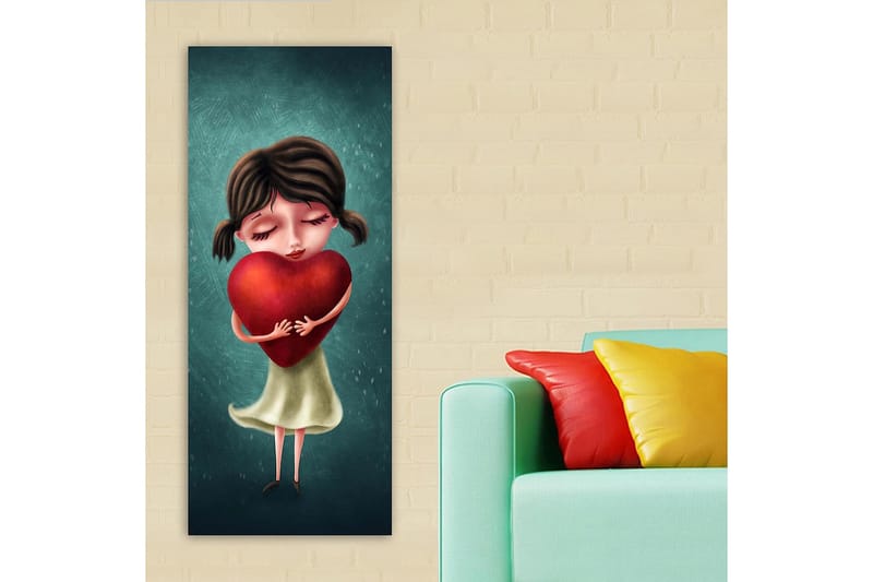 Canvastavla DKY People Flerfärgad - 50x120 cm - Inredning & dekor - Tavlor & konst - Canvastavla