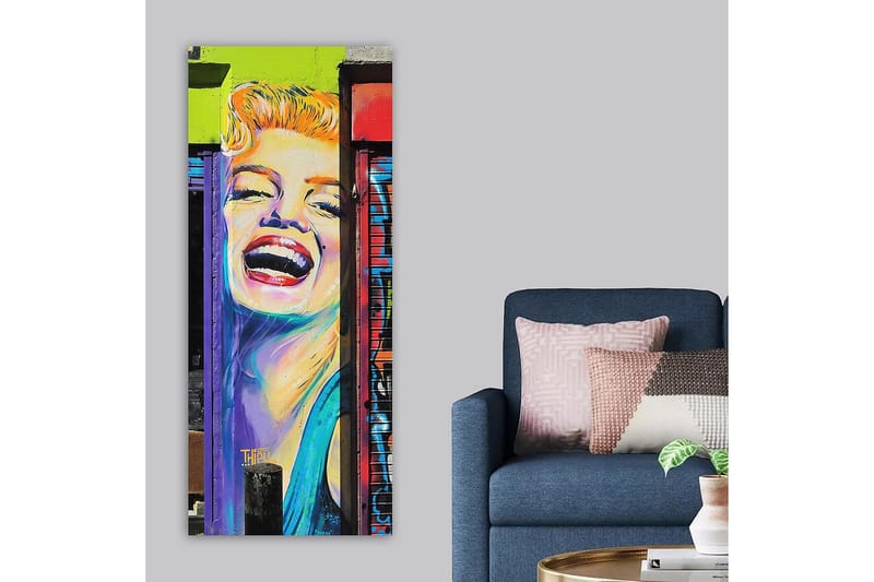 Canvastavla DKY People Flerfärgad - 50x120 cm - Inredning & dekor - Tavlor & konst - Canvastavla