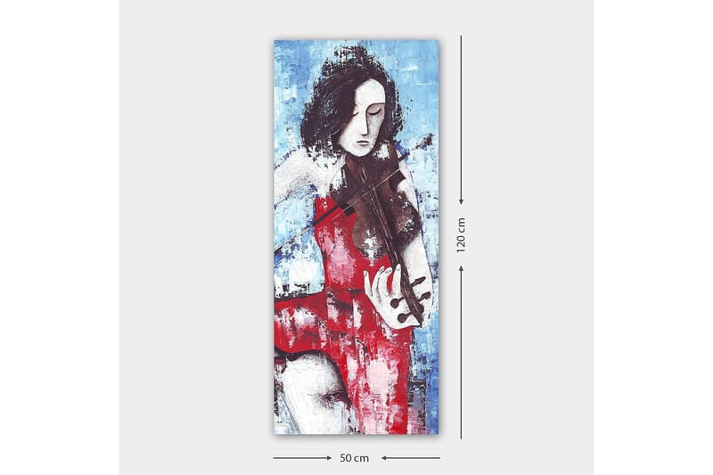 Canvastavla DKY People Flerfärgad - 50x120 cm - Inredning & dekor - Tavlor & konst - Canvastavla