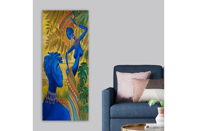 Canvastavla DKY People Flerfärgad - 50x120 cm - Inredning & dekor - Tavlor & konst - Canvastavla