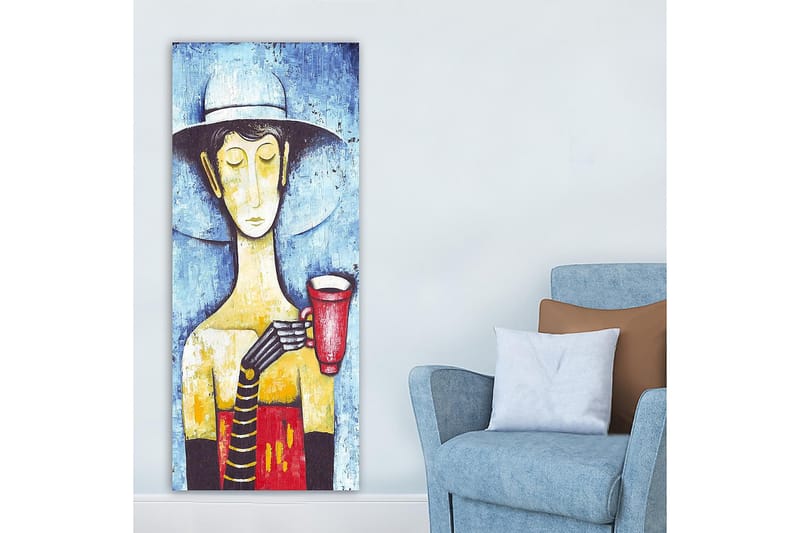 Canvastavla DKY People Flerfärgad - 50x120 cm - Inredning & dekor - Tavlor & konst - Canvastavla