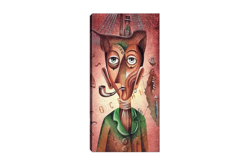 Canvastavla DKY People Flerfärgad - 50x120 cm - Inredning & dekor - Tavlor & konst - Canvastavla