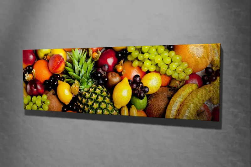 Canvastavla Exotiska frukter - Flerfärgad - Inredning & dekor - Tavlor & konst - Canvastavla