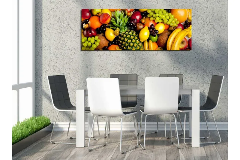 Canvastavla Exotiska frukter - Flerfärgad - Inredning & dekor - Tavlor & konst - Canvastavla