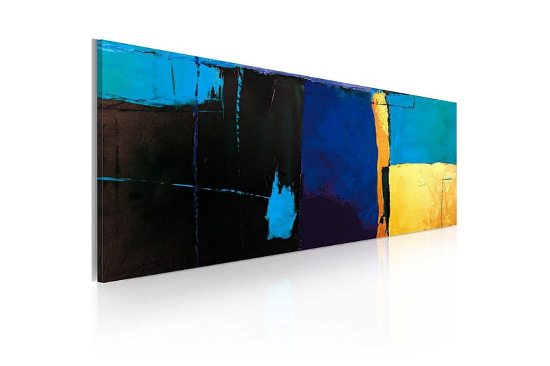 CANVASTAVLA Fascination den blåa färgen  100x40 cm - Artgeist sp. z o. o. - Inredning & dekor - Tavlor & konst - Canvastavla