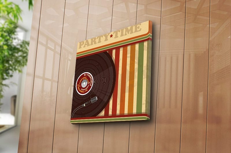 Canvastavla Flerfärgad - 45x45 cm - Inredning & dekor - Tavlor & konst - Canvastavla