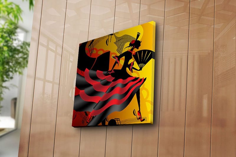 Canvastavla Flerfärgad - 45x45 cm - Inredning & dekor - Tavlor & konst - Canvastavla