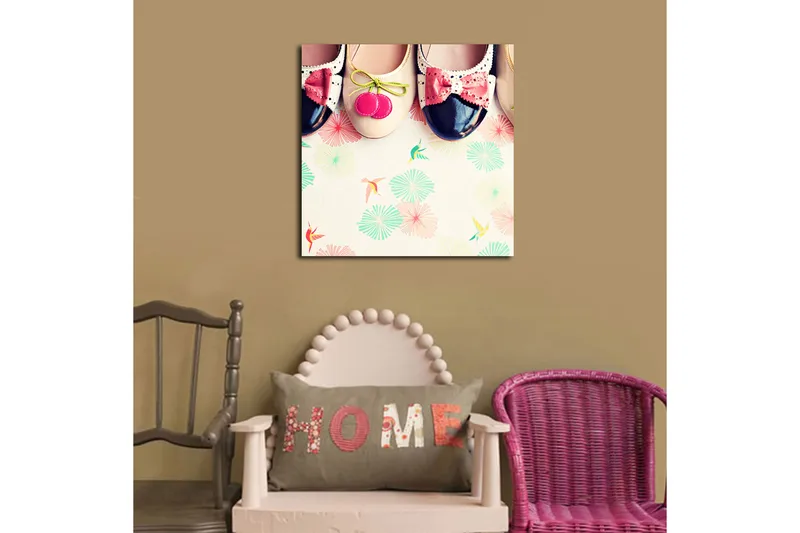 Canvastavla Flerfärgad - 45x45 cm - Inredning & dekor - Tavlor & konst - Canvastavla