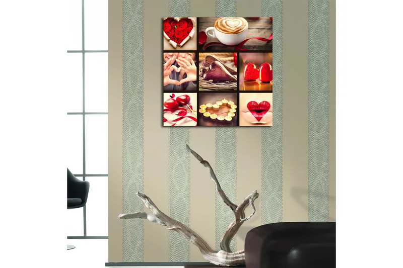 Canvastavla Flerfärgad - 45x45 cm - Inredning & dekor - Tavlor & konst - Canvastavla