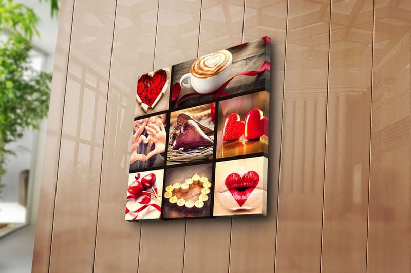 Canvastavla Flerfärgad - 45x45 cm - Inredning & dekor - Tavlor & konst - Canvastavla