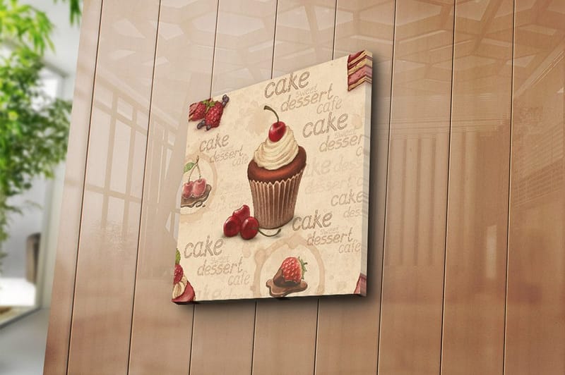 Canvastavla Flerfärgad - 45x45 cm - Inredning & dekor - Tavlor & konst - Canvastavla