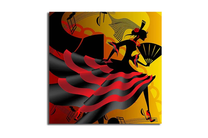 Canvastavla Flerfärgad, 45x45 cm