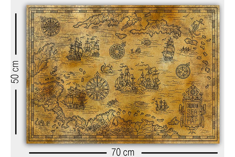 CANVASTAVLA Flerfärgad 50x70 cm - Inredning & dekor - Tavlor & konst - Canvastavla