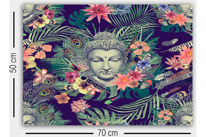 Canvastavla Flerfärgad - 50x70 cm - Inredning & dekor - Tavlor & konst - Canvastavla