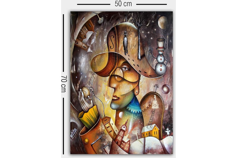 Canvastavla Flerfärgad - 50x70 cm - Inredning & dekor - Tavlor & konst - Canvastavla