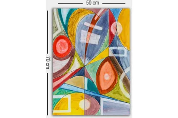 Canvastavla Flerfärgad - 50x70 cm - Inredning & dekor - Tavlor & konst - Canvastavla