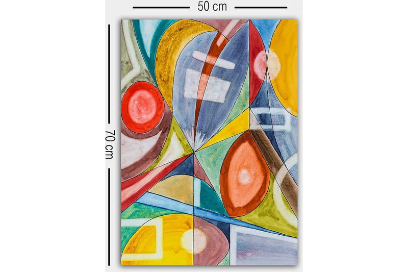 Canvastavla Flerfärgad - 50x70 cm - Inredning & dekor - Tavlor & konst - Canvastavla