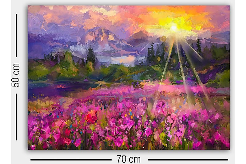 Canvastavla Flerfärgad - 50x70 cm - Inredning & dekor - Tavlor & konst - Canvastavla
